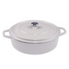 Cast iron shallow pot Solagio, Ivory, Ф28