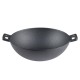 Cast iron wok pan, F24 | Flat cast iron pan | Cast iron pan |