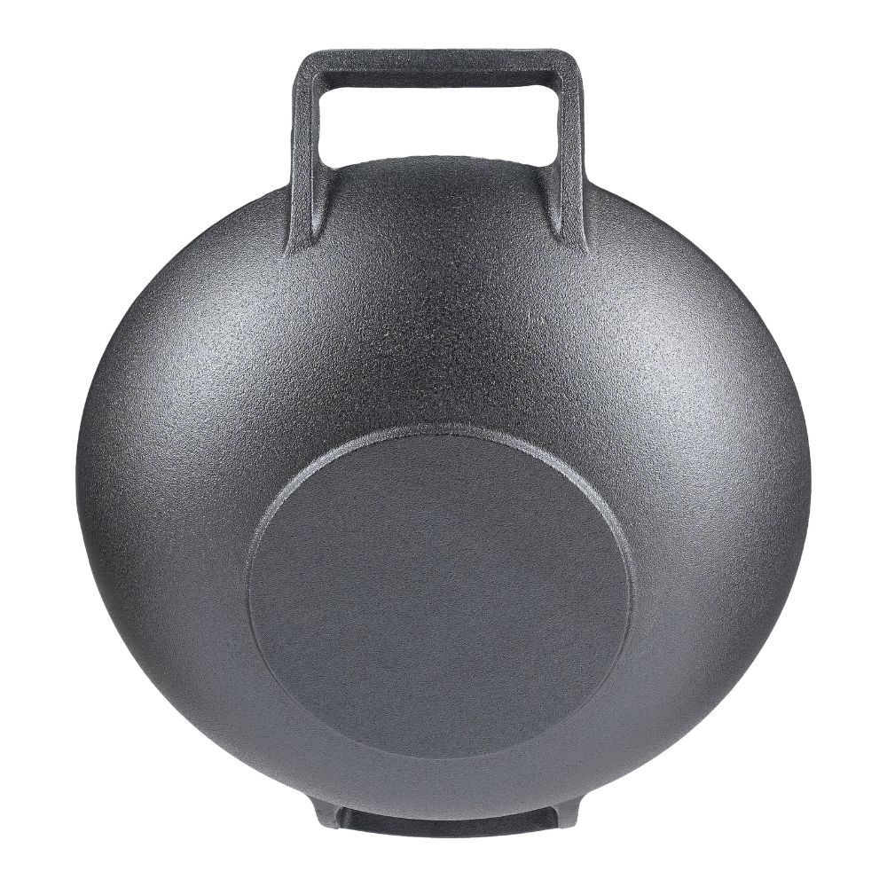 Cast iron wok pan, Ф36 | Flat cast iron pan | Cast iron pan |