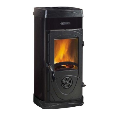 Italian cast iron wood burning stove La Nordica Super Junior black, 5.0kW - La Nordica