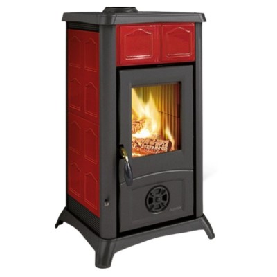 Italian wood burning stove La Nordica Gemma Red, 6kW - La Nordica