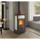 Italian wood burning stove La Nordica Gemma White, 6kW |  |  |