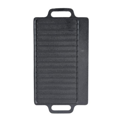 Double-sided cast iron grill plate, 38x23 cm - Product Comparison
