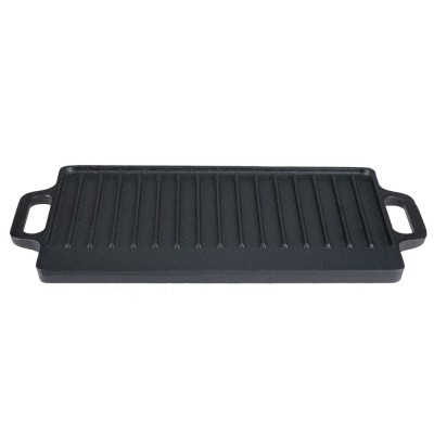 Double-sided cast iron grill plate, 38x23 cm - Product Comparison