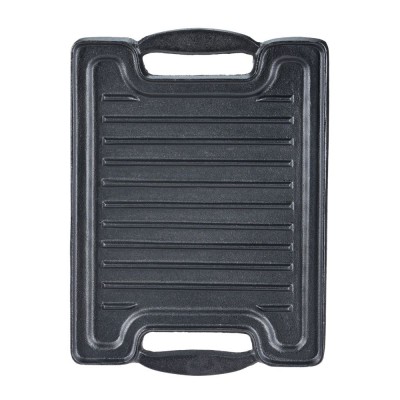 Double-sided cast iron grill plate, 36x25 cm - Product Comparison