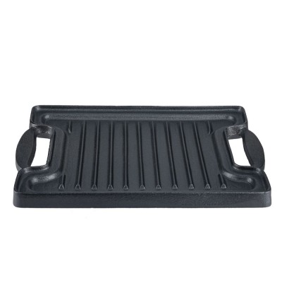 Double-sided cast iron grill plate, 36x25 cm - Product Comparison