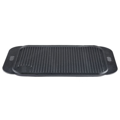 Double-sided cast iron grill plate, 48x26 cm - Product Comparison