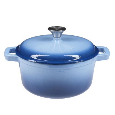 Enameled cast iron pot, Blue, Ф24 - Product Comparison