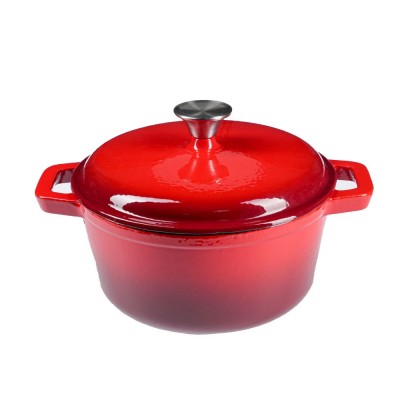 Enameled cast iron pot, Red, Ф24 - Product Comparison