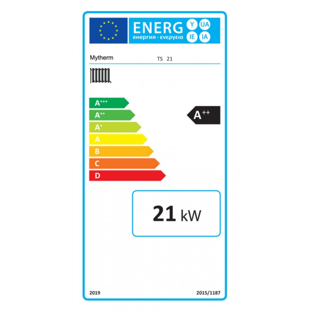 Pellet stove with back boiler Mytherm IOLI TS 21 red, 23.5kW | Pellet stove with back boiler Mytherm IOLI TS 21 red, 23.5kW |  |  |