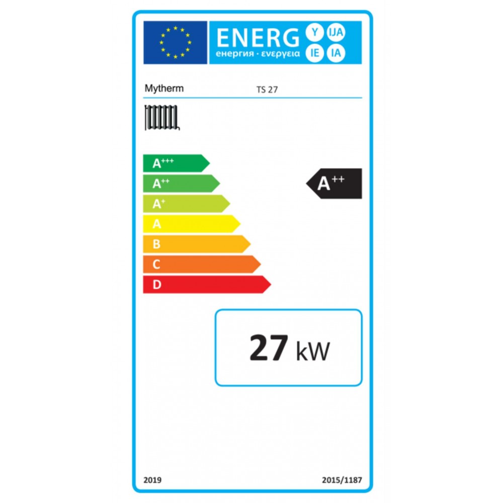 Pellet stove with back boiler Mytherm IOLI TS 27 red, 29.5kW | Pellet stove with back boiler Mytherm IOLI TS 27 red, 29.5kW |  |  |