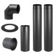 Flue kit PARKANEX, Steel Ø150, Thickness 2 mm | Stove pipes | Chimney |