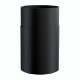 Black steel flue pipe MK NERO, Straight, Length 0.25m, Ø130 | Stove pipes | Chimney |