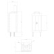 Gas fireplace Velmora Fire GAS STANDING TUNNEL, 3.9kW - 6.0kW | Gas fireplaces |  |