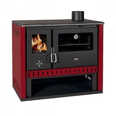 Wood burning cooker Prity GT Red, 15 kW - Cookers