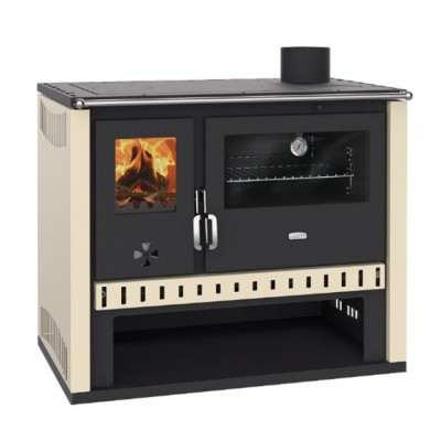 Wood burning cooker Prity GT Ivory, 15 kW - Cookers
