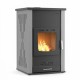 Wood burning stove with back boiler Velmora Fire ATS HYDRO grey, 33kW | Wood Burning Stoves With Oven | Wood Burning Stoves |