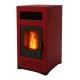 Pellet stove Mytherm Angela TA 10 PRO red, 10kW | Pellet Stoves |  |