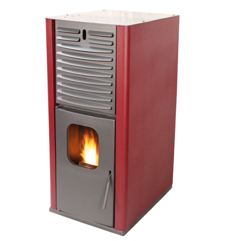 Pellet stove with back boiler Mytherm IOLI TS 45 red, 48.5kW |  |  |