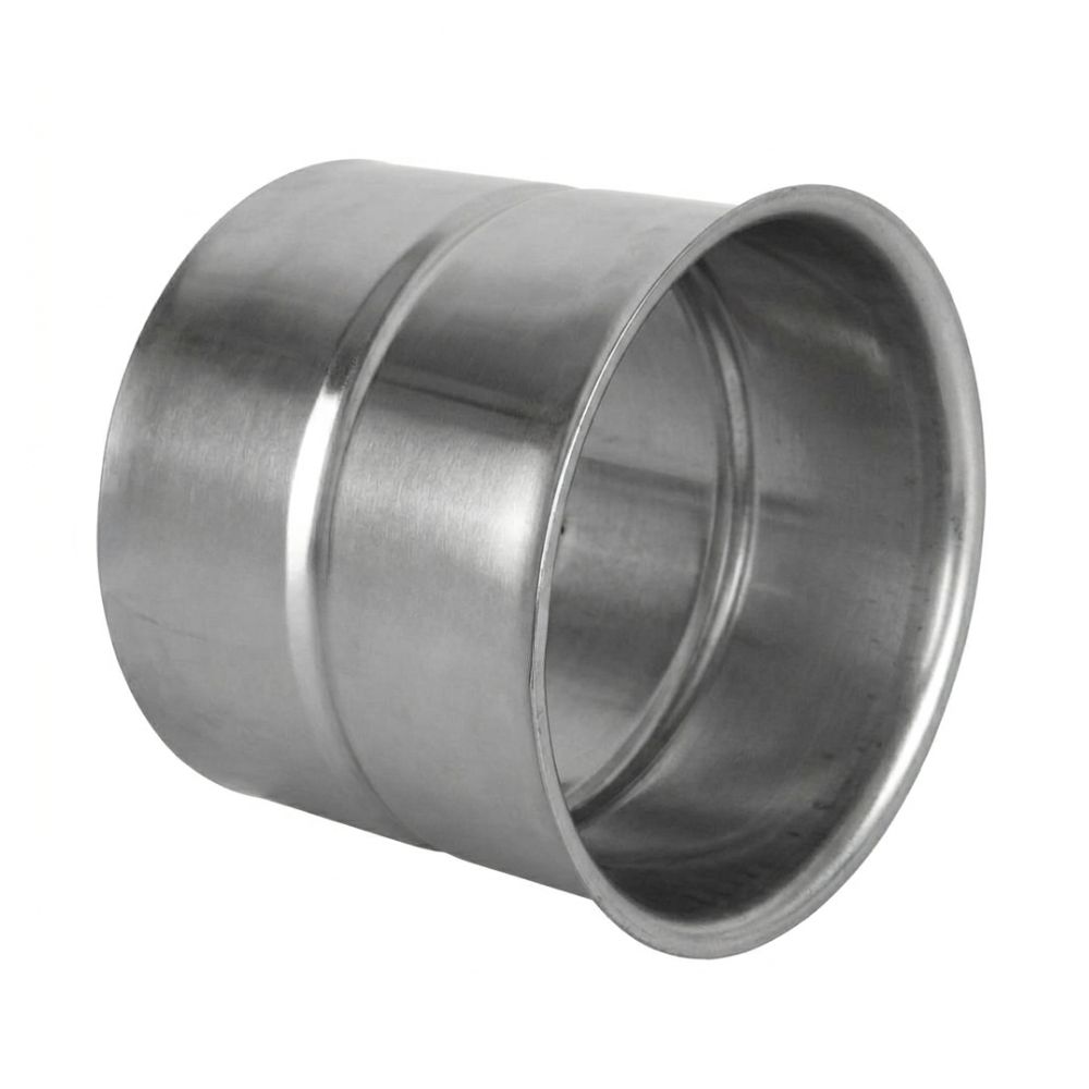 Flue pipe rosette PARKANEX, Inox, 115mm, Ø130, Thickness 2 mm | Stove pipes | Chimney |