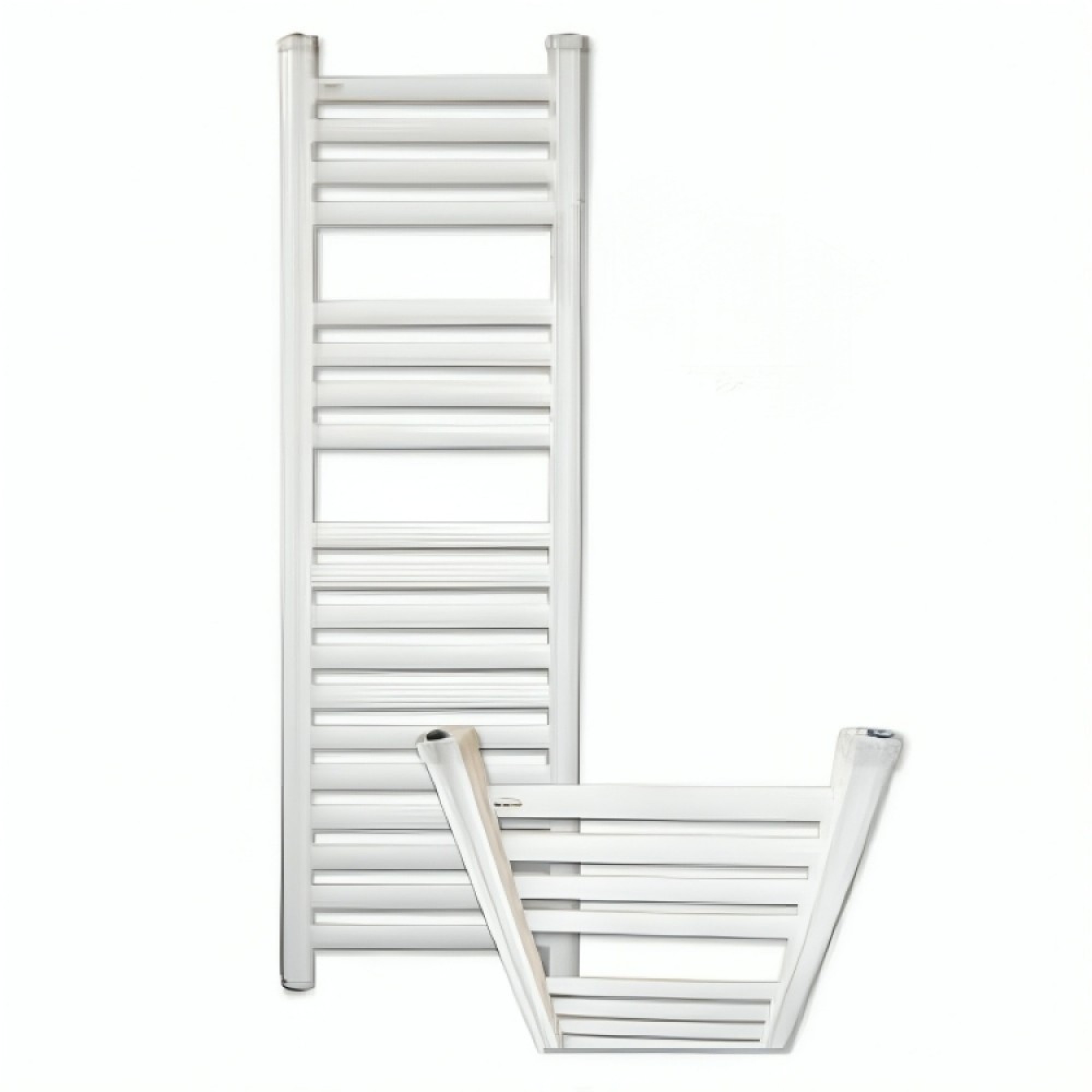 Towel radiator / Bathroom radiator Thermolux Elegant W600 900mm, Steel ...