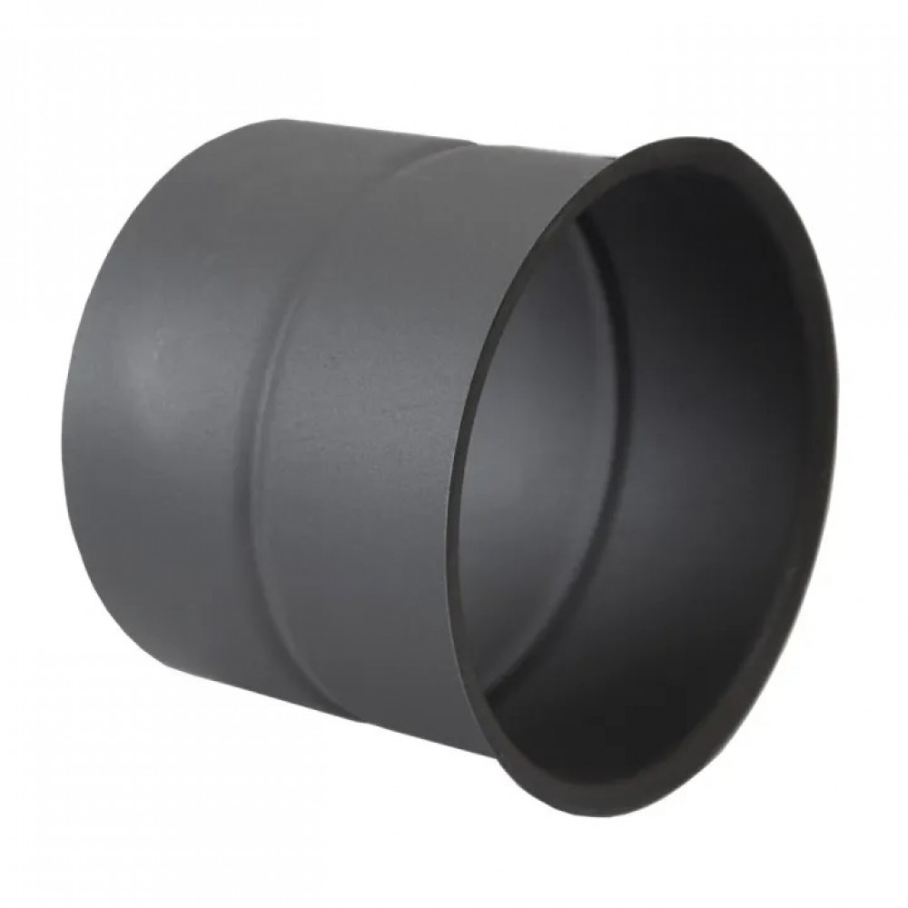 Flue pipe rosette PARKANEX , Black, 115mm, Ø150, Thickness 2 mm | Stove pipes | Chimney |