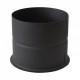 Flue pipe rosette PARKANEX , Black, 115mm, Ø130, Thickness 2 mm | Stove pipes | Chimney |