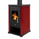 Wood burning stove Prometey EKO Mini Bordeaux, 6.4 kW | Wood Cooker Stoves |  |