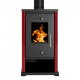 Wood burning stove Prometey EKO Mini Bordeaux, 6.4 kW | Wood Cooker Stoves |  |