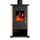 Wood burning stove Prometey EKO Mini Bordeaux, 6.4 kW | Wood Cooker Stoves |  |