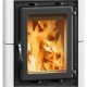 Italian wood burning stove with oven La Nordica Emiliana white, 6.5kW | Italian wood burning stoves and fireplaces |  |