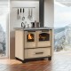 Italian wood cooker stove La Nordica Family 4.5 brown, 7.5kW | Italian wood burning stoves and fireplaces |  |