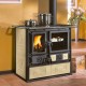 Italian wood cooker stove La Nordica Rosa 5.0 ecru, 8.8kW | Italian wood burning stoves and fireplaces |  |