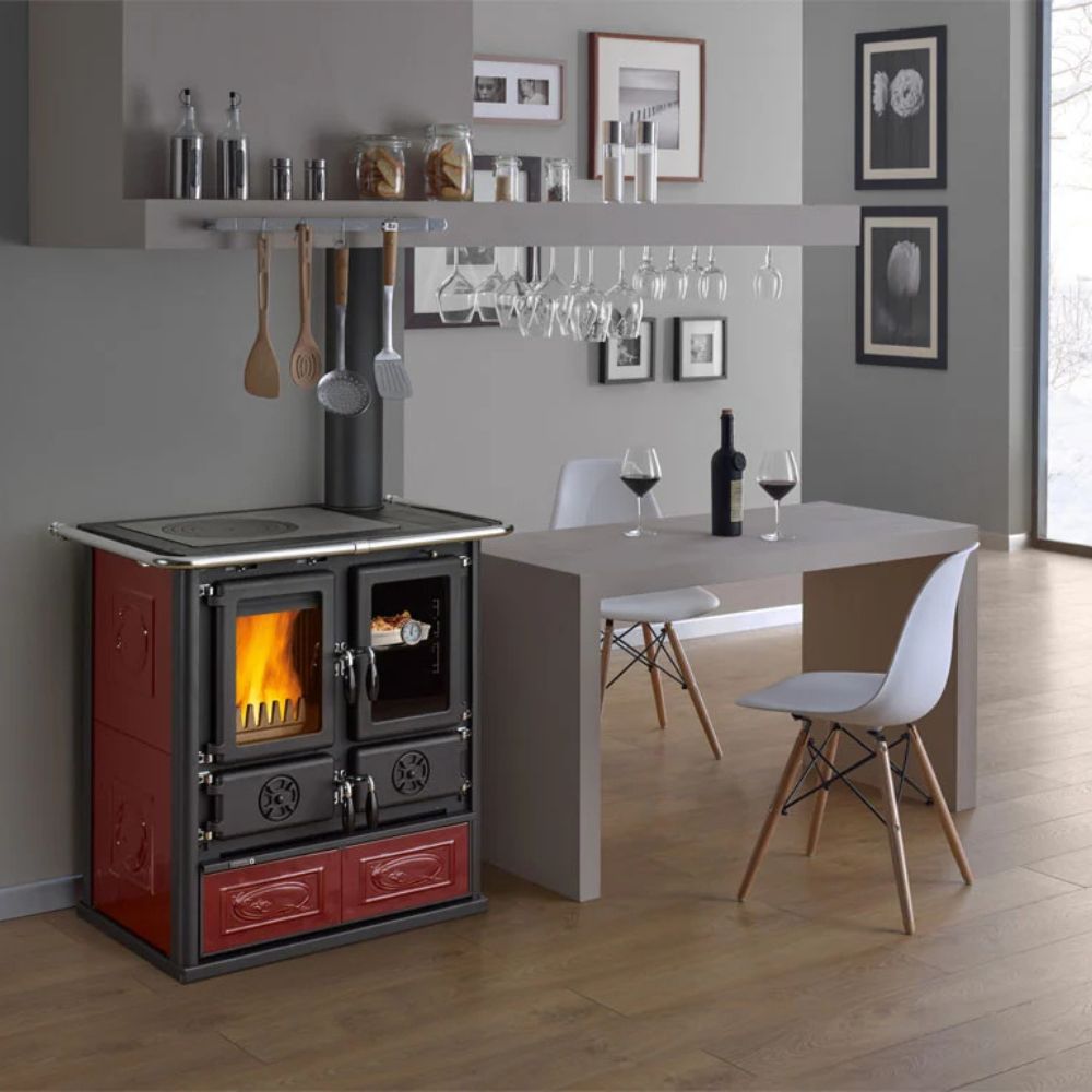 Italian wood cooker stove La Nordica Rosetta 5.0, 7.9kW | Italian wood burning stoves and fireplaces |  |