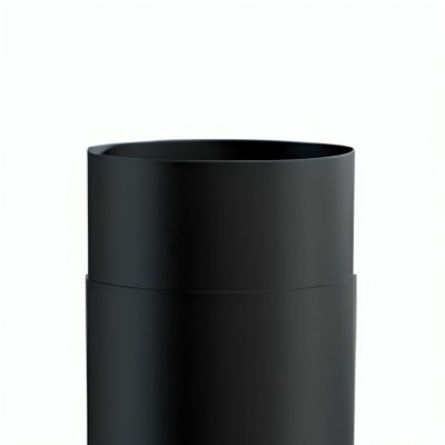 Black steel flue pipe MK NERO with damper and cleaning opening, Straight, Length 0.5m, Ø130 - Product Comparison