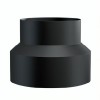 Flue adaptor MK NERO, Steel, Black, Ø160-150, Thickness 2 mm