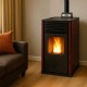 Pellet stove Mytherm Angela TA 30 red, 30kW | Pellet stove Mytherm Angela TA 30 red, 30kW |  |  |