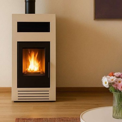 Pellet stove Mytherm Angela TA 14 PRO beige, 14kW - 