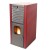 Pellet stove with back boiler Mytherm IOLI TS 27 red, 29.5kW