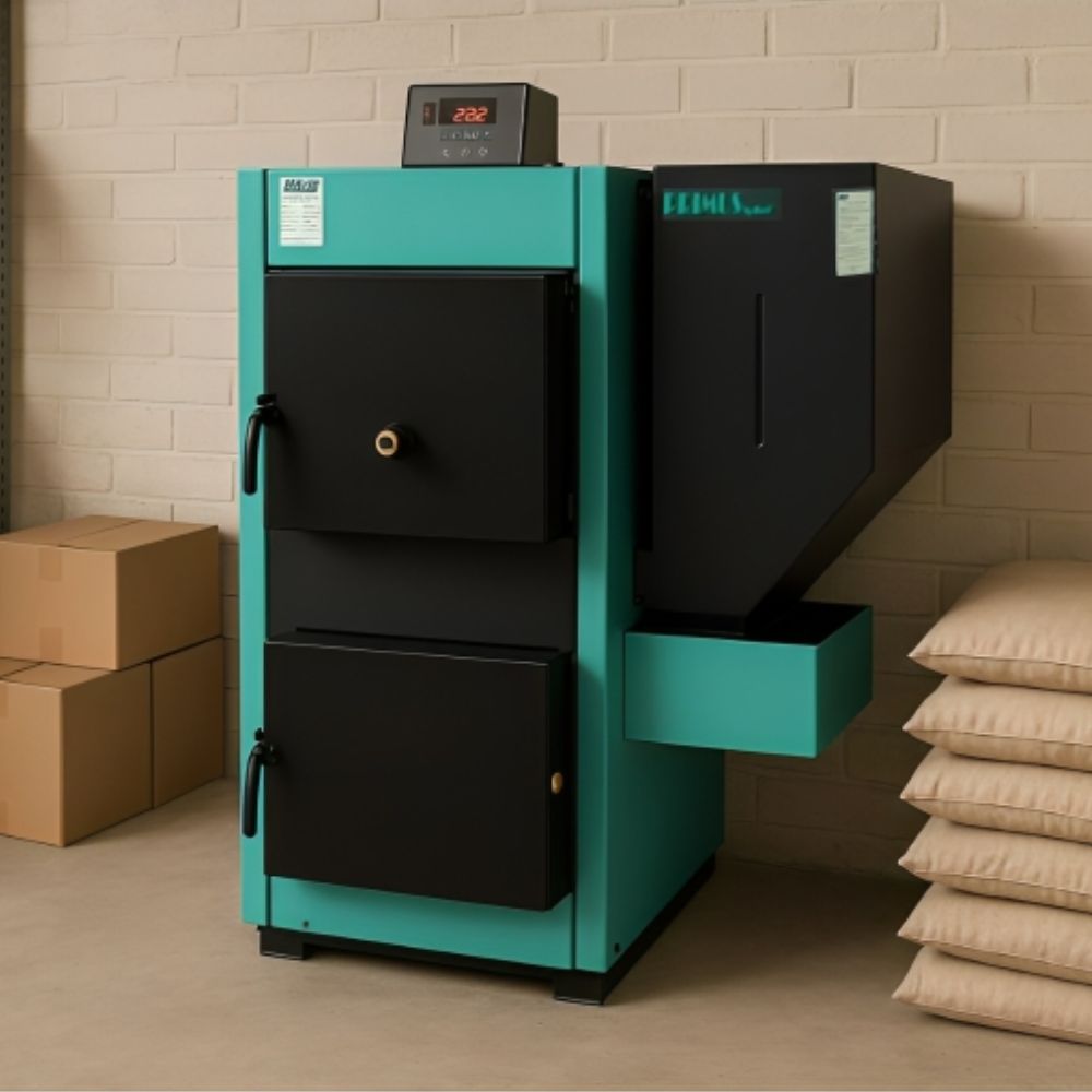 Pellet boiler / Pellet furnace Mavil Primus 25, 29kW |  |  |