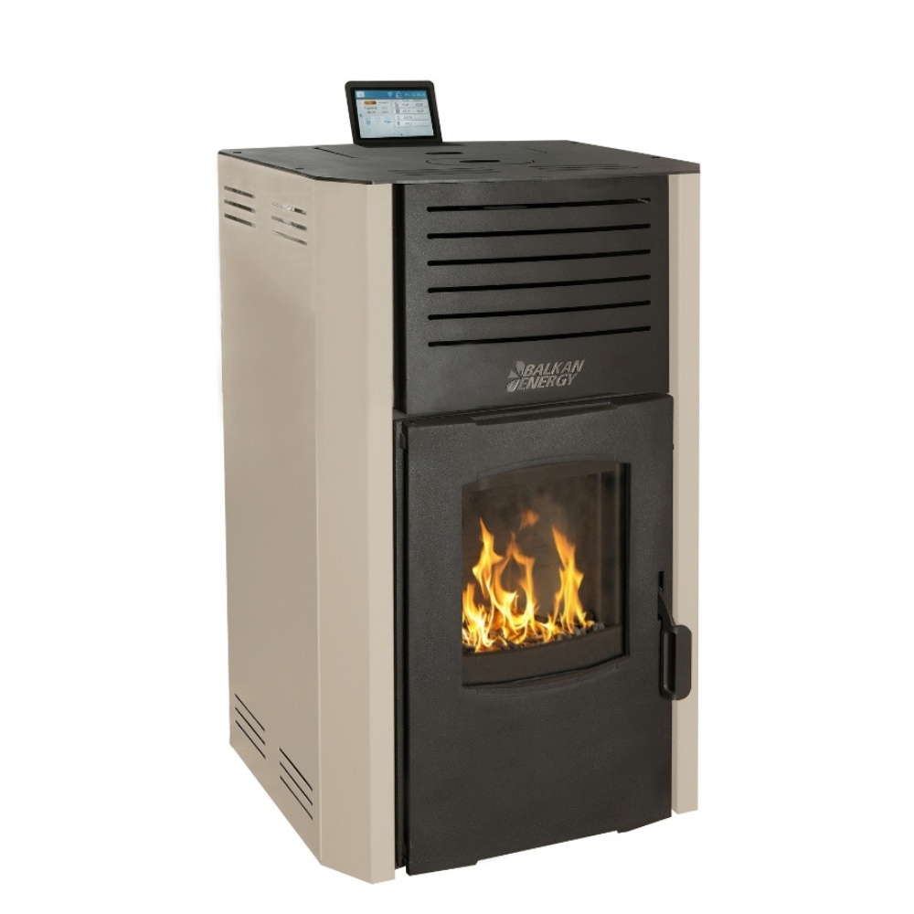 Pellet stove with back boiler Balkan Energy Beatrice, 20kW | Pellet Stoves With Back Boiler | Pellet Stoves |