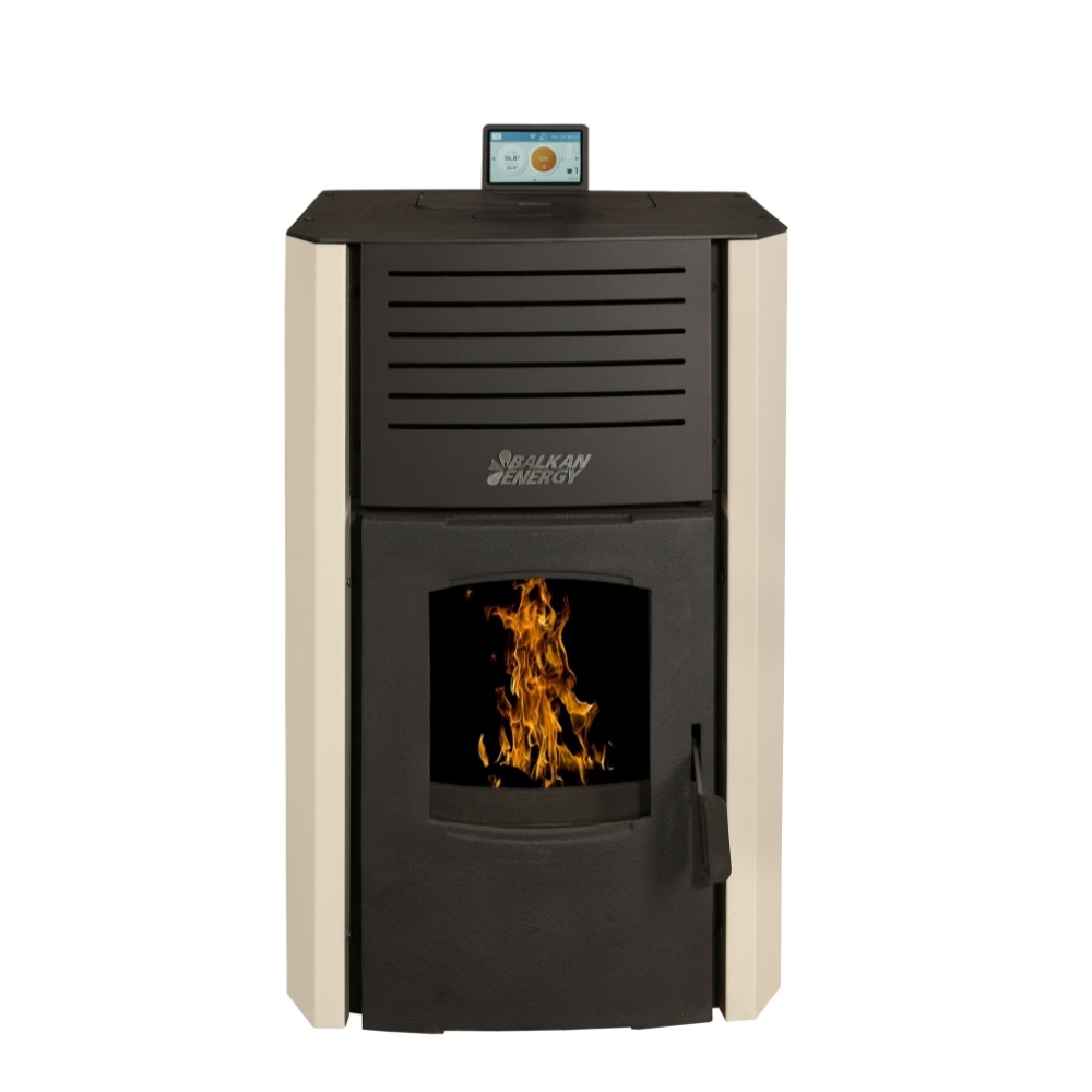 ᐉ Pellet Stove With Back Boiler Balkan Energy Beatrice, 20kW – Top ...