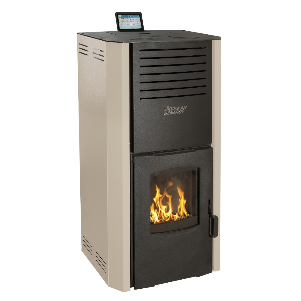 Pellet stove with back boiler Balkan Energy Bertha, 35kW | Pellet Stoves With Back Boiler | Pellet Stoves |