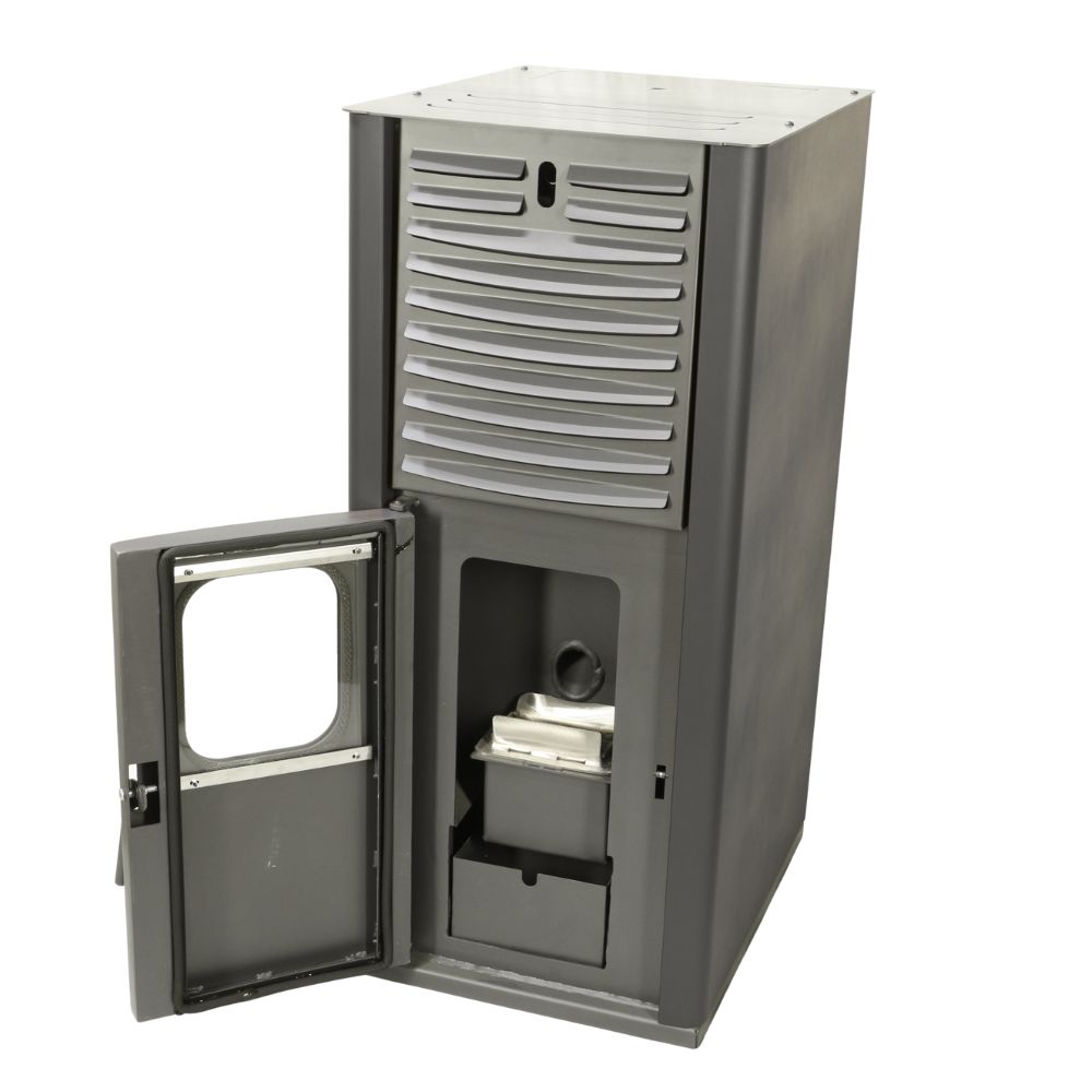 Pellet stove with back boiler Mytherm IOLI TSA 18 grey, with fan, 18kW | Pellet Stoves Pellet stove with back boiler Mytherm IOLI TSA 18 grey, with fan, 18kW | Pellet Stoves |  |