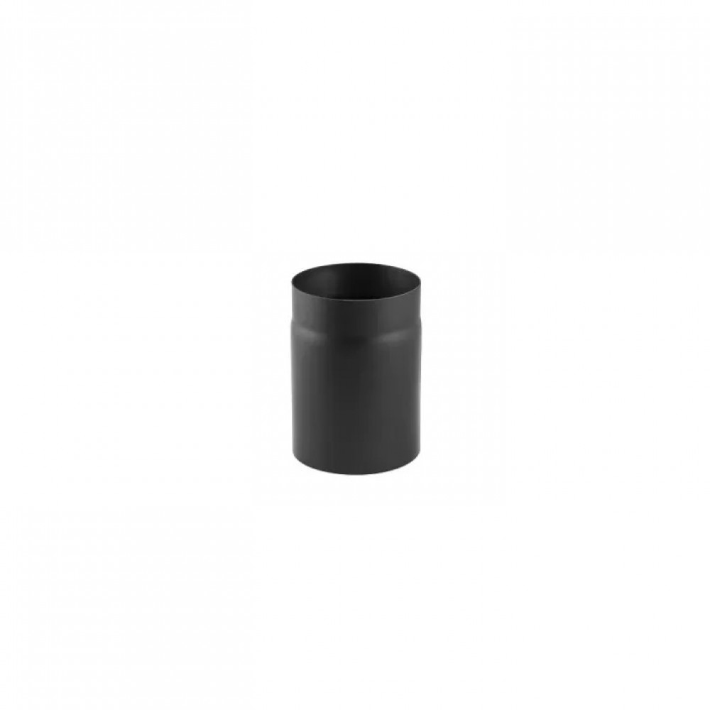 Black steel flue pipe PARKANEX, Straight, Length 0.25m, Ø130, Thickness 2 mm | Stove pipes | Chimney |