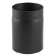 Black steel flue pipe PARKANEX, Straight, Length 0.25m, Ø130, Thickness 2 mm | Stove pipes | Chimney |