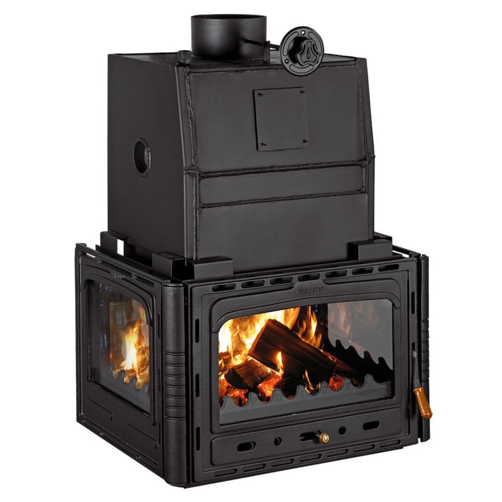 Wood Burning Fireplace with Back Boiler Prity 3C W28, 33.2kw | Wood Burning Fireplace Inserts | Wood Burning Fireplaces |