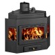 Wood Burning Fireplace with Back Boiler Prity A W16, 16kw | Modern Fireplaces | Wood Burning Fireplaces |