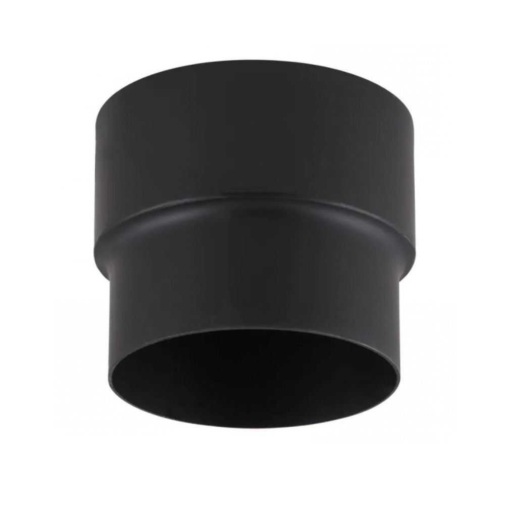 Flue adaptor PARKANEX, Steel, Black, Ø120-130, Thickness 2 mm | Stove pipes Flue adaptor PARKANEX, Steel, Black, Ø120-130, Thickness 2 mm | Stove pipes | Chimney |