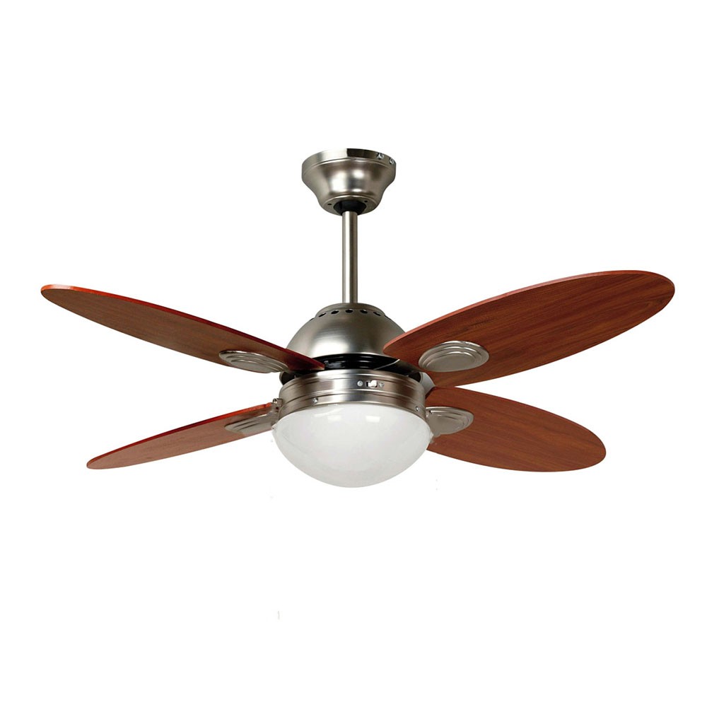 Ceiling fan with remote control Telemax CF42-4CL(SN), 106cm |  |  |